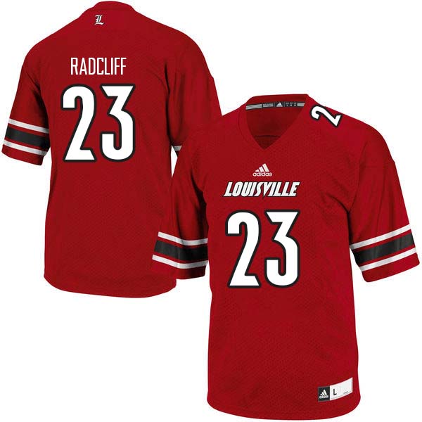 Men Louisville Cardinals #23 Brandon Radcliff College Football Jerseys Sale-Red - Click Image to Close